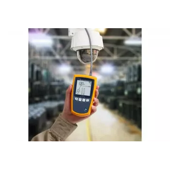 Comprobador PoE Fluke MicroScanner PoE negro azul amarillo RJ-45 RJ-11