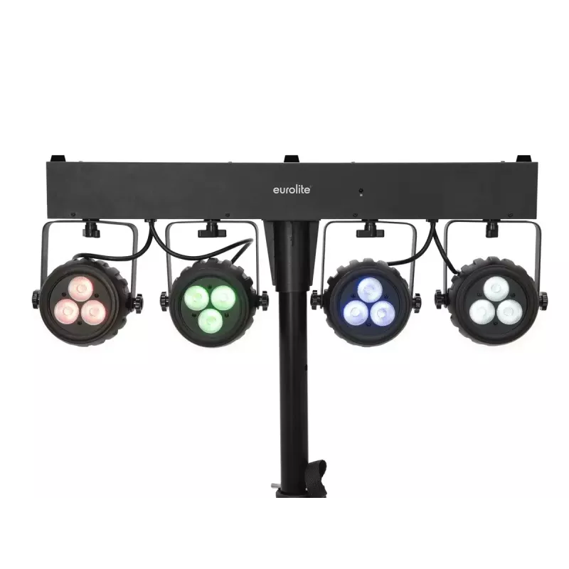 Foco para carril Eurolite 42109606 LED para interior redondo negro