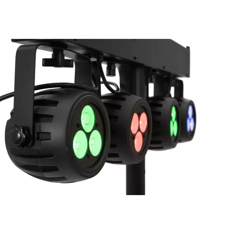 Foco para carril Eurolite 42109606 LED para interior redondo negro