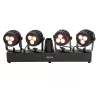 Foco para carril Eurolite 42109606 LED para interior redondo negro