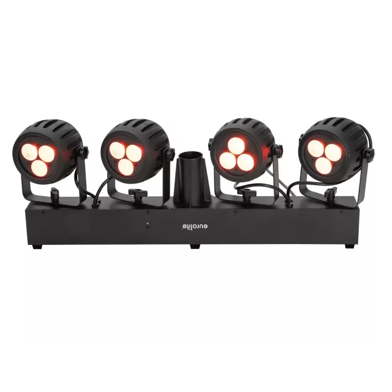 Foco para carril Eurolite 42109606 LED para interior redondo negro