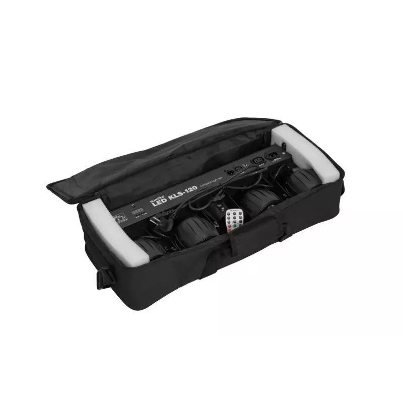 Foco para carril Eurolite 42109606 LED para interior redondo negro