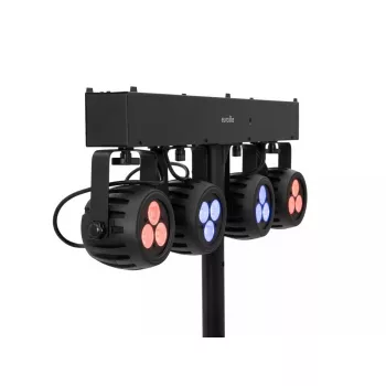 Foco para carril Eurolite 42109606 LED para interior redondo negro