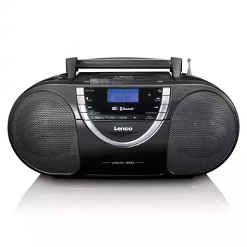 Reproductor de CD personal Lenco SCD-600 negro plata DAB+ FM PLL