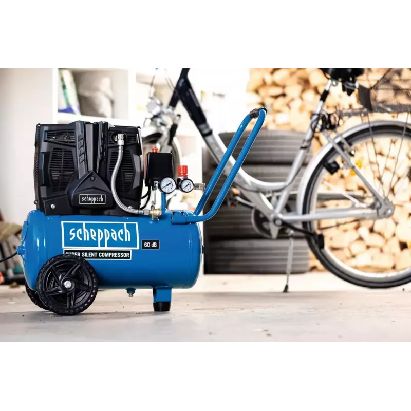 Compresor de aire Scheppach HC25Si 1100 W 230 l/min 8 bar 24 L