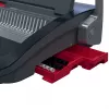 GBC CombBind CB25 encuadernadora de canutillo de plástico, negra/plateada/roja