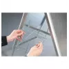 FRANKEN Standard soporte para pósteres BSA1, DIN A1 594 x 841 mm, estructura de 4 patas, interior/exterior