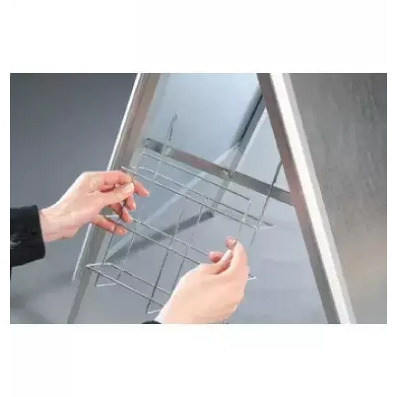FRANKEN Standard soporte para pósteres BSA1, DIN A1 594 x 841 mm, estructura de 4 patas, interior/exterior