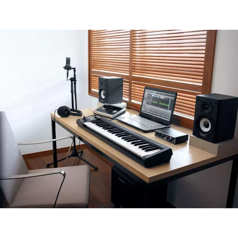 Teclado MIDI Roland A-49 49 teclas USB Negro Blanco