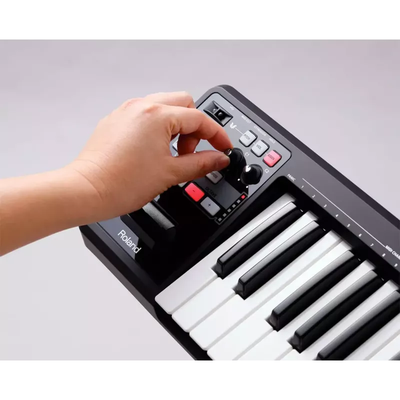 Teclado MIDI Roland A-49 49 teclas USB Negro Blanco