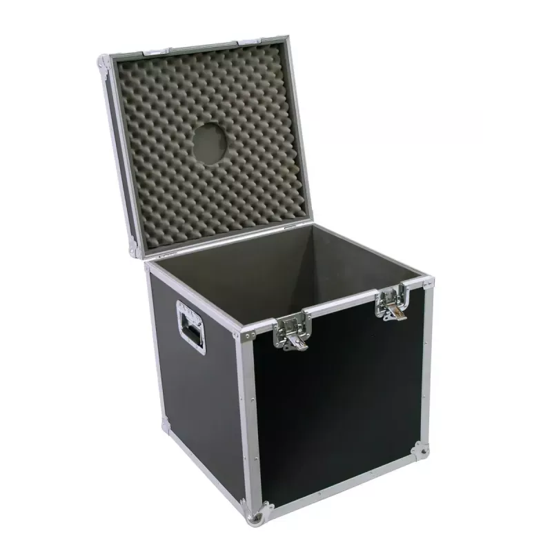 Flightcase Roadinger 31000431 maletín de equipos de contrachapado 14,6 kg negro plata