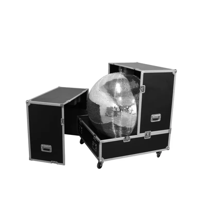 Flightcase Roadinger 31000433 contrachapado negro plata 69,8 kg