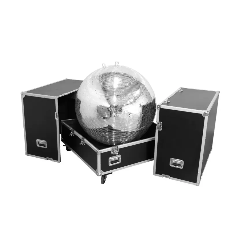 Flightcase Roadinger 31000433 contrachapado negro plata 69,8 kg