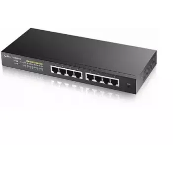 Zyxel GS1900-8HP conmutador gestionado L2 Gigabit Ethernet (10/100/1000) Power over Ethernet (PoE) negro