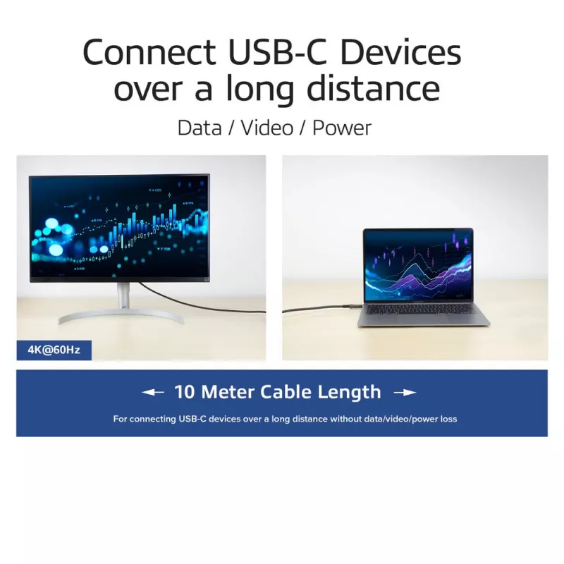 ACT cable óptico activo USB-C 3.2 Gen2 7,5m USB 3.2 Gen 2 10 Gbit/s