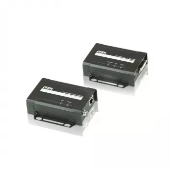 ATEN VE601 transmisor y receptor AV negro