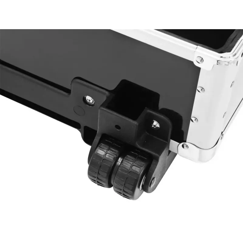 Maleta con ruedas Roadinger 30122087 contrachapado negro plata discos de vinilo