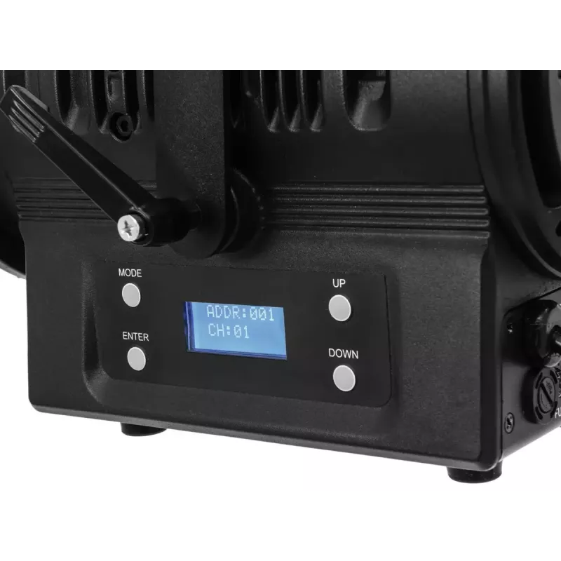 Foco de carril Eurolite 41602080 para interior redondo negro