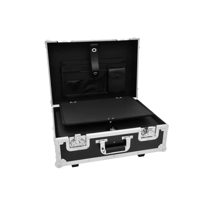 Flightcase Roadinger 3012622A contrachapado negro plata 7,72 kg