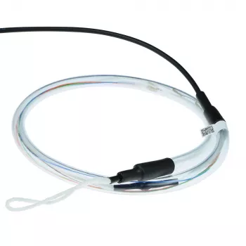 ACT 200 metros Cable multimodo 50/125 OM3 interior/exterior 12 fibras con conectores LC