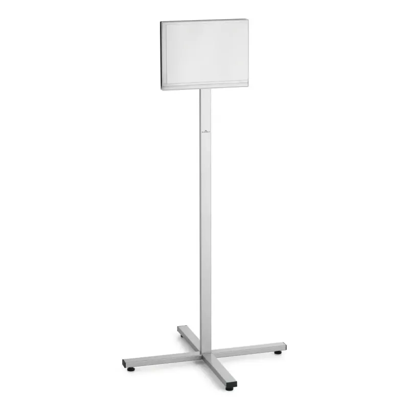 Durable 502057 Info Stand Outdoor expositor de suelo A4, antracita / gris