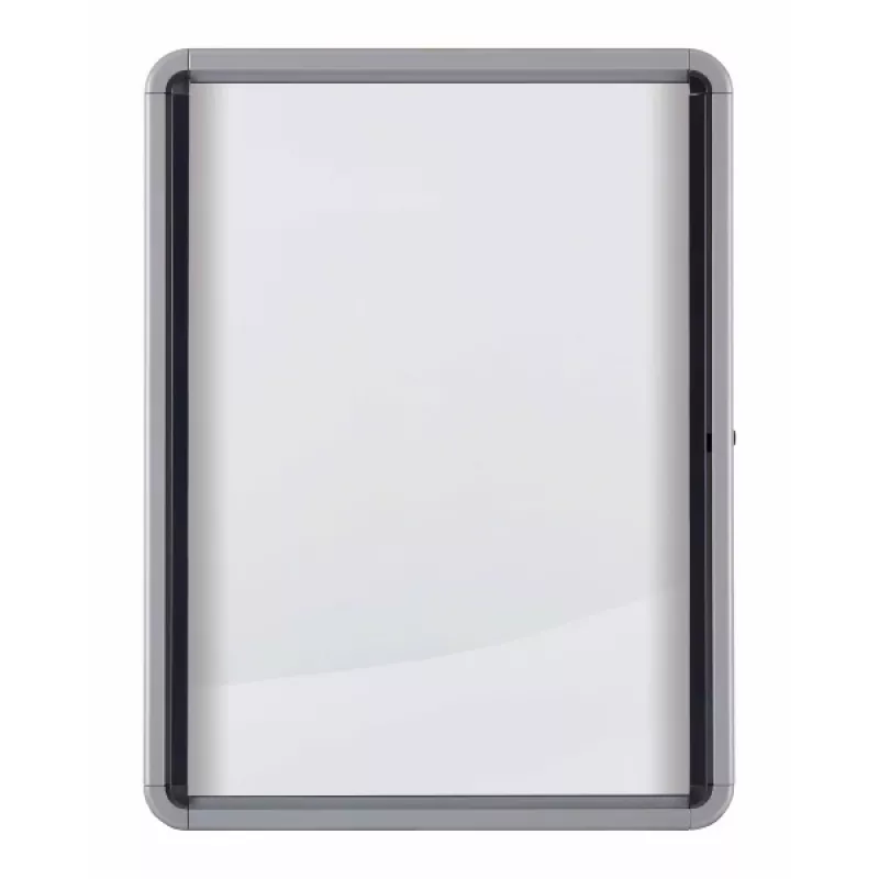 Nobo Premium Plus panel de información magnético con cerradura y puerta abatible 8xA4