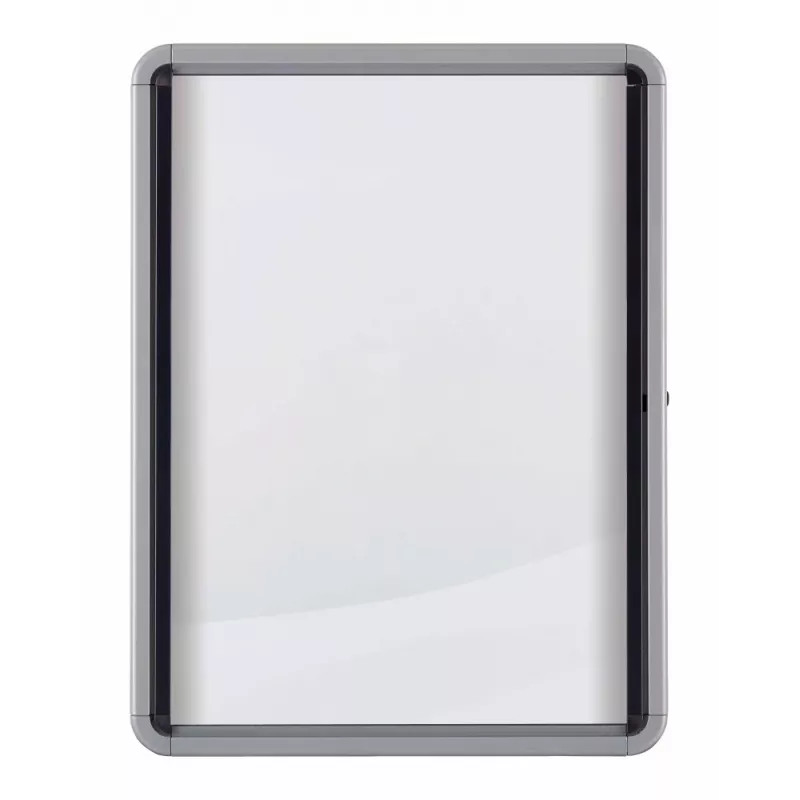 Nobo Premium Plus panel de información magnético con cerradura y puerta abatible 8xA4
