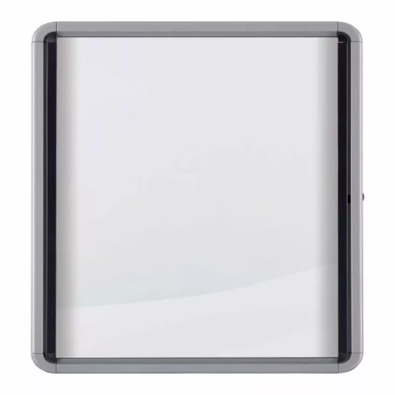 Nobo Premium Plus panel de información magnético con cerradura y puerta abatible 8xA4