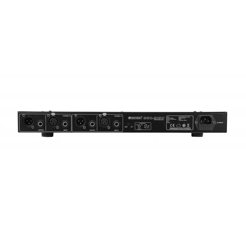 Ecualizador paramétrico Omnitronic 10355522