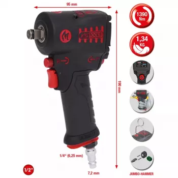 Atornillador de impacto a batería KS Tools 515.1270