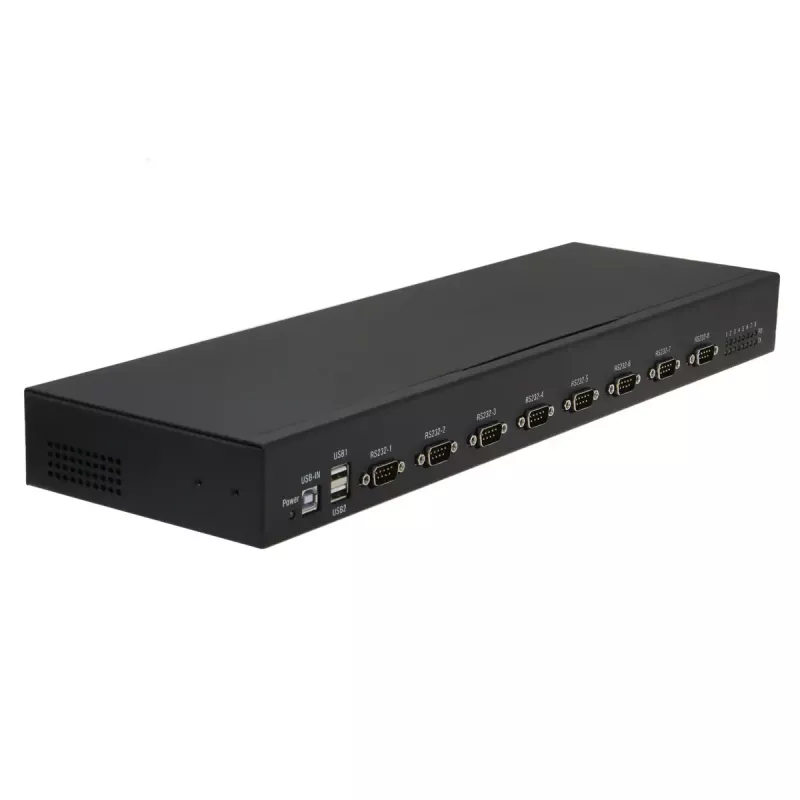 Convertidor/repetidor/aislador serie RealPower 284513 USB 2.0 RS-232 negro