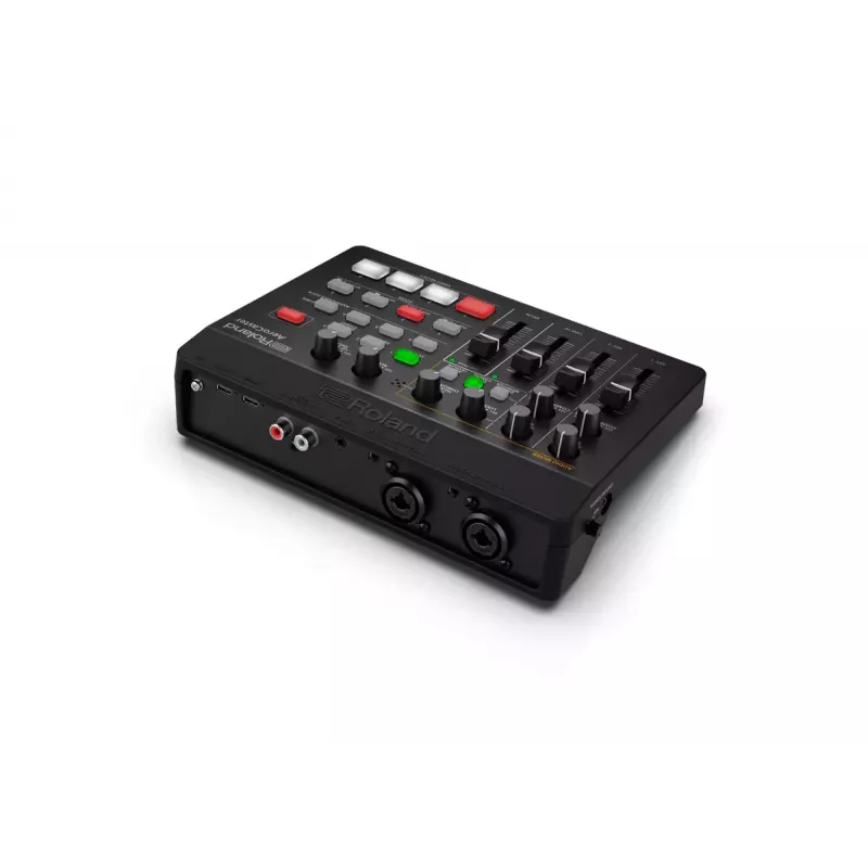 Interfaz de audio Roland AeroCaster negro 24 bit 48 kHz Phantom Power 48 V