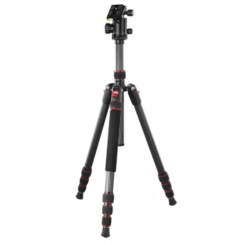 Trípode Hama Ramble II Duo Carbon para smartphone/cámara digital 4 patas 8 kg de capacidad