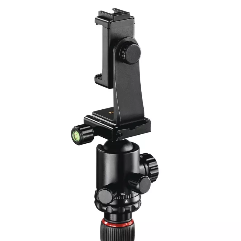 Trípode Hama Ramble II Duo Carbon para smartphone/cámara digital 4 patas 8 kg de capacidad