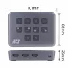 ACT conmutador de vídeo USB-C con doble entrada HDMI 60Hz gris