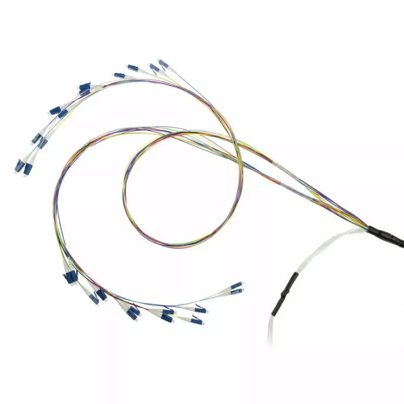 ACT cable monomodo 9/125 OS2 de interior/exterior de 140 metros 24 fibras con conectores LC