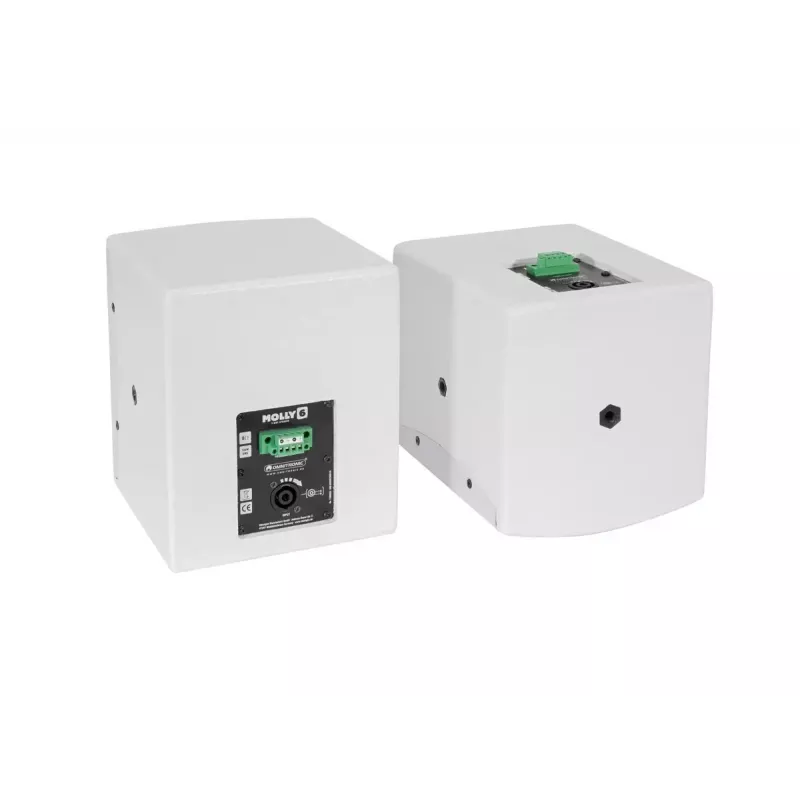 Altavoz de rango completo Omnitronic MOLLY-6 blanco con cable 130 W