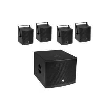 Altavoz Omnitronic 20000757 negro con cable e inalámbrico 130 W