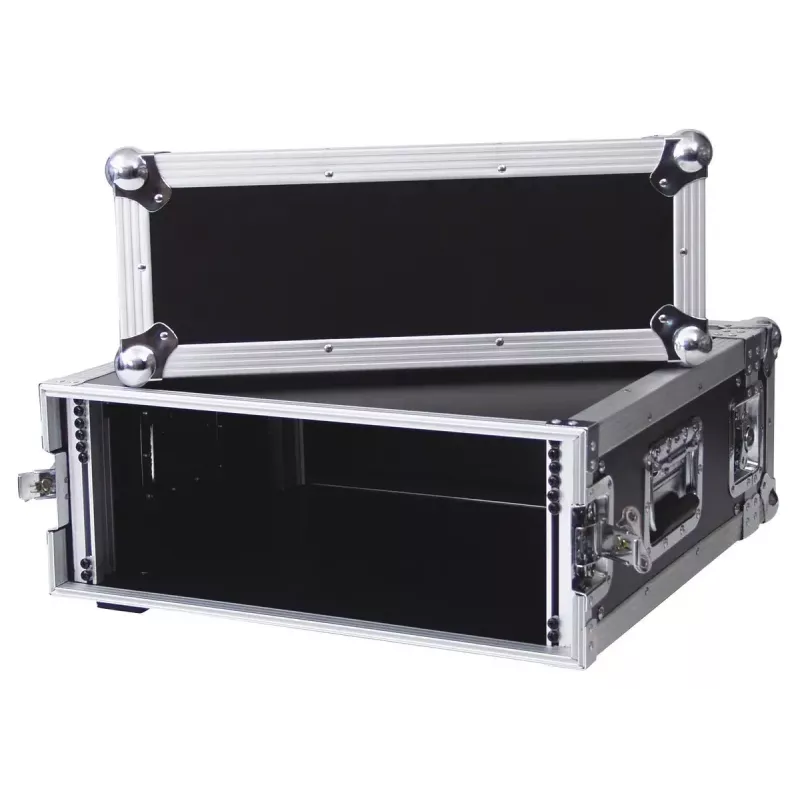 Flightcase Roadinger 30109784 contrachapado negro plata 9,4 kg