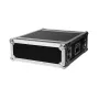Flightcase Roadinger 30109784 contrachapado negro plata 9,4 kg