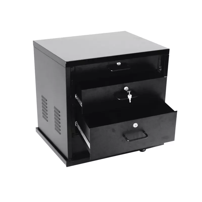 Rack autónomo Roadinger 30103170 12U negro capacidad 50 kg