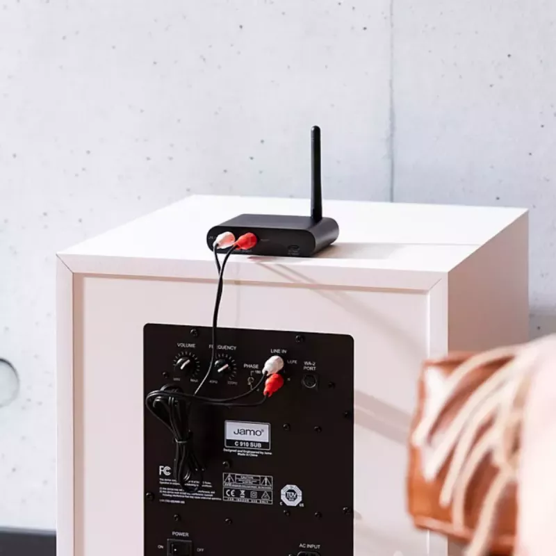 Marmitek Subwoofer Anywhere 640 – transmisor y receptor de audio inalámbrico para subwoofer