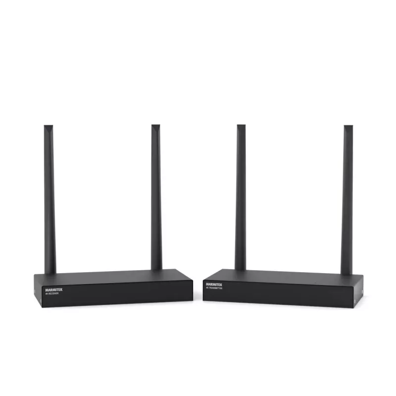 Transmisor y receptor AV inalámbrico Marmitek TV Anywhere 4K negro