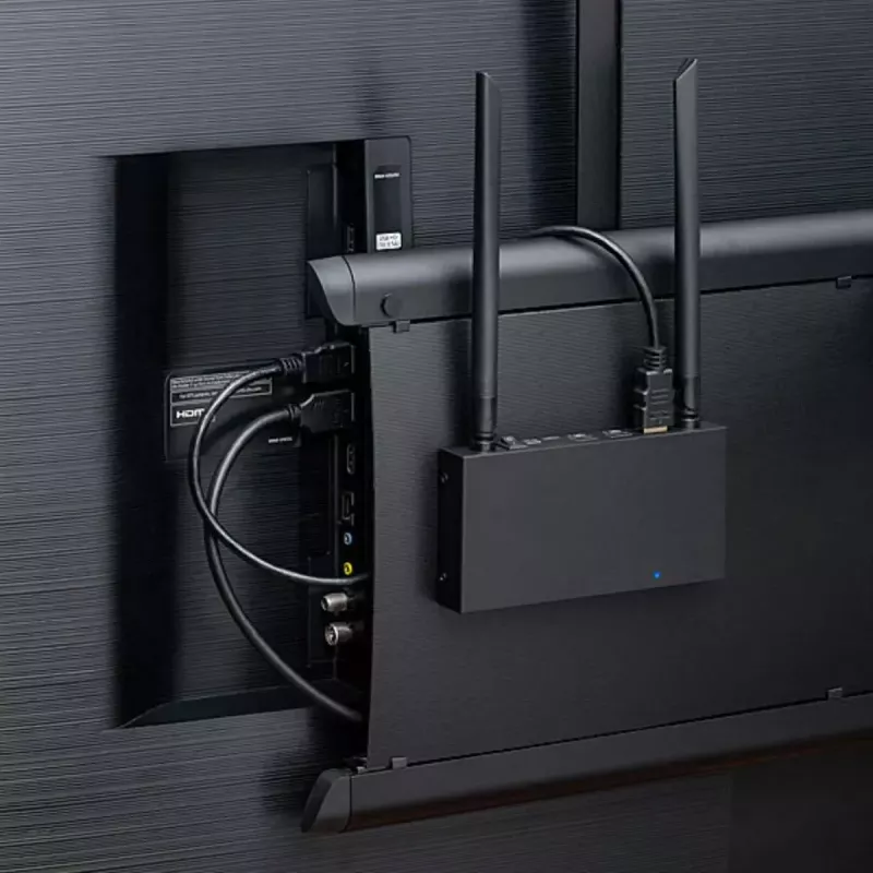 Transmisor y receptor AV inalámbrico Marmitek TV Anywhere 4K negro