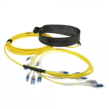 ACT 5m Monomodo 9/125 OS2 Cable de fibra óptica preensamblado 24F LC Polarity Twist