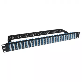 Panel de fibra óptica de alta densidad ACT FA2101 96 puertos 192 fibras LC monomodo OS2