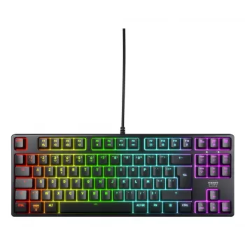 CHERRY XTRFY K4V2 TKL (80%) teclado, RGB, USB, AZERTY francés, negro