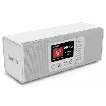 Radio personal Hama DR2002 DAB DAB+ FM 10W pantalla TFT