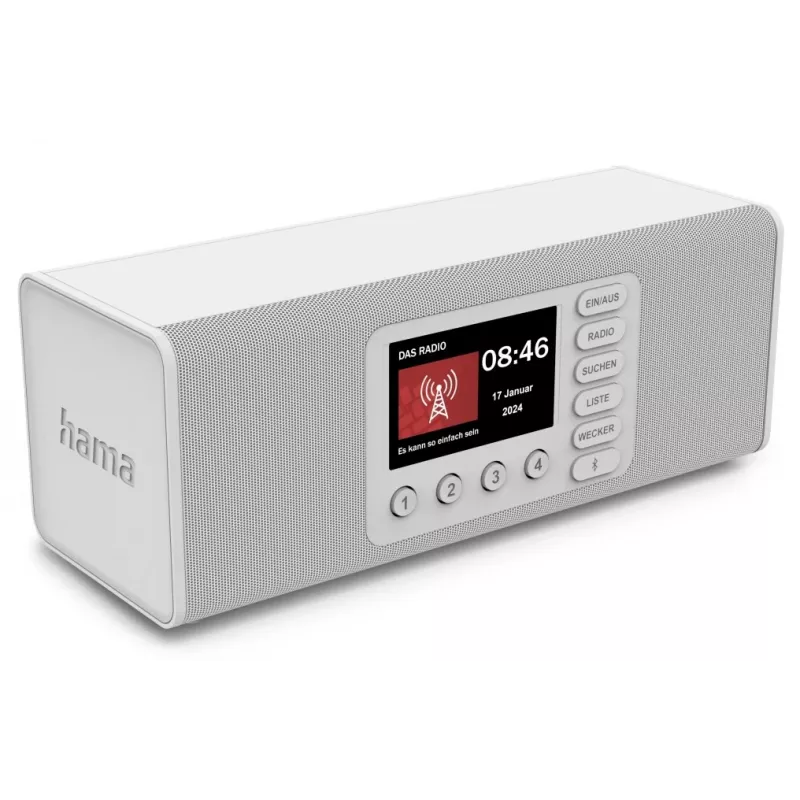 Radio personal Hama DR2002 DAB DAB+ FM 10W pantalla TFT