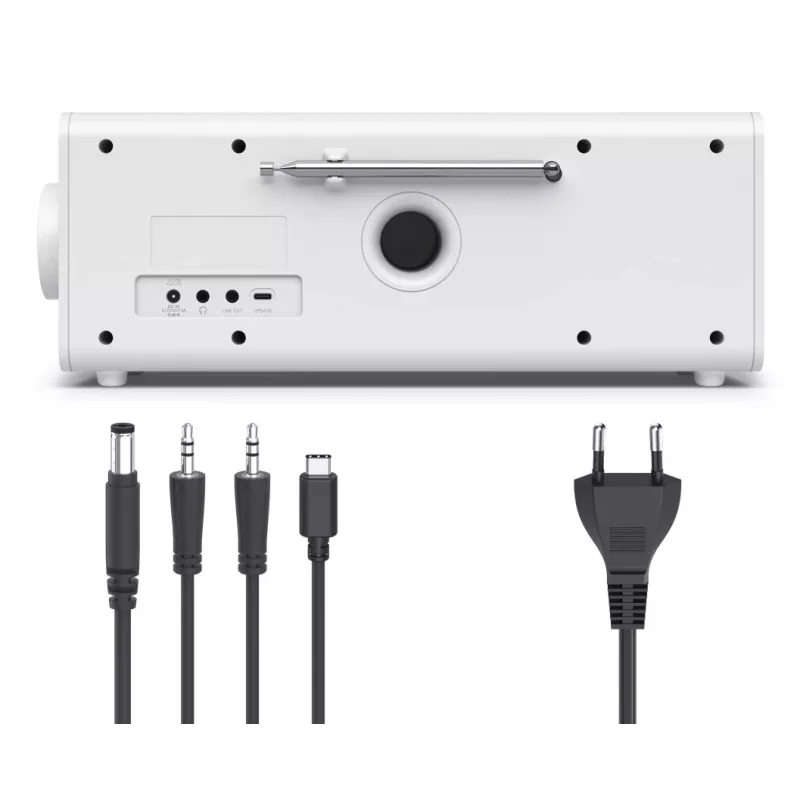 Radio personal Hama DR2002 DAB DAB+ FM 10W pantalla TFT